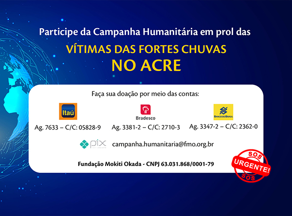 FMO promove Campanha Humanitria em solidariedade s vtimas das enchentes no Acre