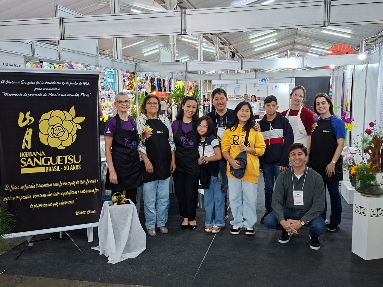 Fundao Mokiti Okada participa da VII NIPOFEST com exposio e oficinas de Ikebana Sanguetsu