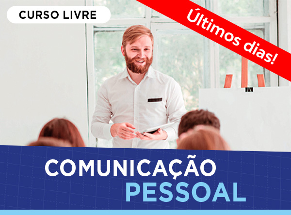 Comunica��o Pessoal - �ltimos dias para se inscrever!